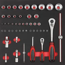 FORMAT Werkzeugmodul 2/3 Steckschlüssel 1/4" und 1/2" FORMAT