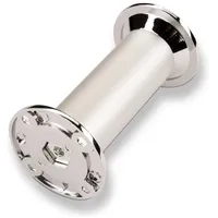 SO-Tech Möbelfuß Chrom poliert Aluoptik 32 mm Höhe 100