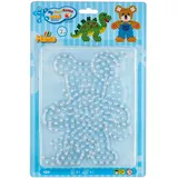 Dan Stiftplatte 2er Set Teddybär Dinosaurier