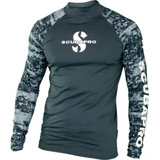 Scubapro Rash Guard UPF-50 - Herren - Langarm - Graphite - Gr: S