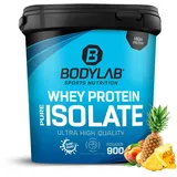 Whey Protein Isolate 900g Tropical Bodylab24, Eiweißpulver aus Whey Isolat, Whey Protein-Pulver kann den Muskelaufbau unterstützen, konzentriertes Iso-Whey-Protein frei von Aspartam