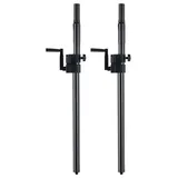 Pronomic Distanzrohr M20 mit Kurbel 2x Set Schwarz