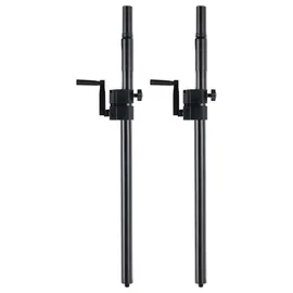 Pronomic Distanzrohr M20 mit Kurbel 2x Set Schwarz