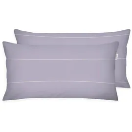 Tom Tailor Kissenbezug Bold Check 40 x 80 cm Lila