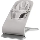 Ergobaby 3-in-1 Evolve Bouncer Mesh, Ergonomische Babywippe für Neugeborene ab Geburt bis zum Kleinkind, Atmungsaktive Babyschaukel mit Neugeboreneneinsatz (2,5 kg - 13,2 kg), Light Grey