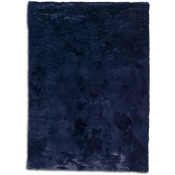 SCHÖNER WOHNEN-Kollektion Fellteppich Tender 120 x 180 cm Polyester Blau