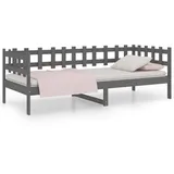 vidaXL Tagesbett 90 x 200 cm grau