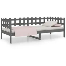 vidaXL Tagesbett 90 x 200 cm grau