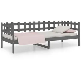 vidaXL Tagesbett 90 x 200 cm grau