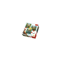 Trefl Puzzle 3in1 Puzzle - 20/36/50 Teile - Dinosaurier, Puzzleteile