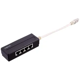 Logilink MP0032 RJ45 4-Port-Splitter schwarz