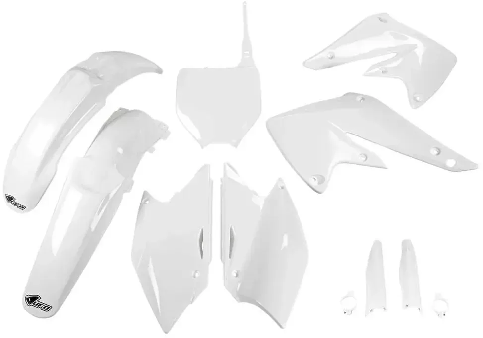 Ufo Kawasaki Kxf 250 2004-2005 Kakit203f-047 Fork Protectors & Plastikbausatz - White - One Size