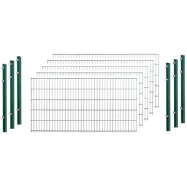 PEDDY SHIELD Doppelstabmattenzaun 5 Matten 0,83 x 10 m grün
