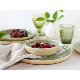 CreaTable Uno Romana Tafelservice 12-tlg. grün Sprenkel