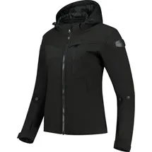 Rusty Stitches Ann Damen Motorrad Textiljacke, schwarz, 40