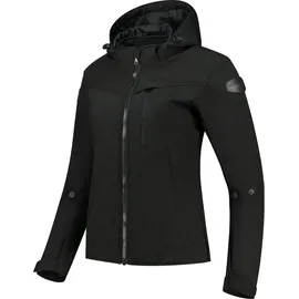 Rusty Stitches Ann Damen Motorrad Textiljacke, schwarz, 40