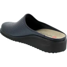 Berkemann TEC-PRO Thordu Clogs, blau, Blau 300, 44 EU - Linie, Glattleder, Wechselfußbett, Weite H 9103-300 - - 44