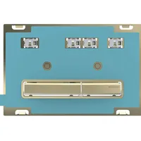 Geberit Sigma50 Betätigungsplatte, 2 Mengenspülung (Messing/ ohne Füllung)