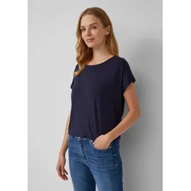 s.Oliver Fließendes Jersey-Shirt Blau 46