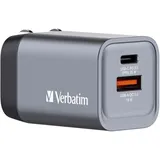 Verbatim 35W GaN-Ladegerät mit 2 Anschlüssen grau (32200)