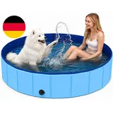 Faltbarer Hundepool,80X30Hundepool Klein,Hundepool Faltbar | Robustes Planschbec