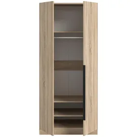 Möbel Boss Drehtürenschrank KOPENHAGEN 80 x 181 x 52 cm Eiche