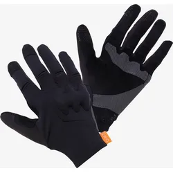 Fahrrad Handschuhe MTB All Mountain schwarz SCHWARZ|fluoreszierendes Hellgelb L