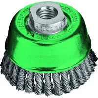 Lessmann Topfbürste Edelstahl gezopft 65x0,5mm Besatz 30x6mm gez.Draht