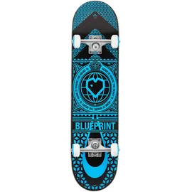 centrano Blueprint Home Heart Skateboard Komplettboard Mehrfarbig 7.75"