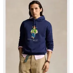 Polo Ralph Lauren für Herren. 710951621001 Saison Bär navy Sweatshirt (XXL), Lässig, Baumwolle, Langarm, Marine