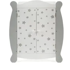 Bayer Chic 2000 CHIC2000 Puppen-Kleiderschrank Stars grey