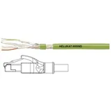 Helukabel RJ45 Netzwerkkabel, Patchkabel CAT 5e SF/UTP m Grün PUR-Mantel, Geflechtschirm, Folienschirm, flexibler