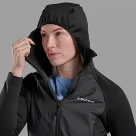 Montane Reißverschlusspullover schwarz Größe 40