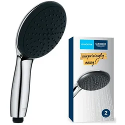 Grohe Vitalio Start 110 Handbrause 2 Strahlarten, einfache Umstellung, langlebig, rund chrom 26947001 26947001