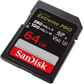 SanDisk Extreme Pro SDXC UHS II U3 V30 R280/W100 64 GB