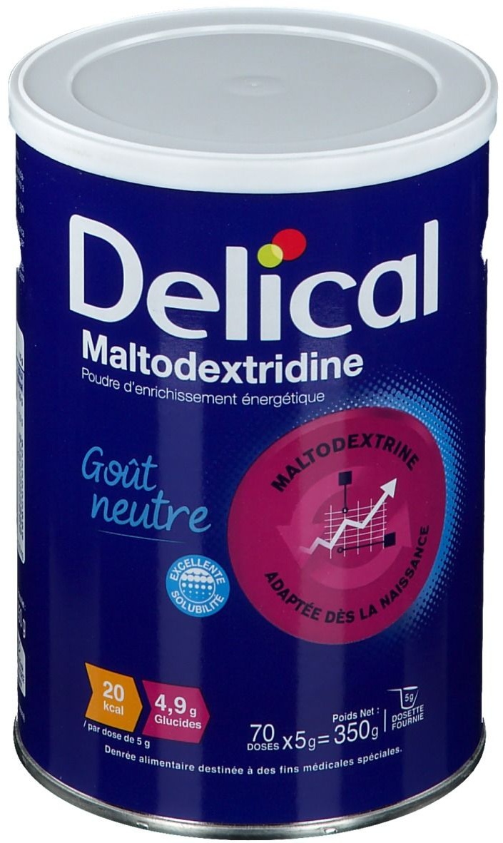 Delical Maltodextridine Neutre 350 g Poudre