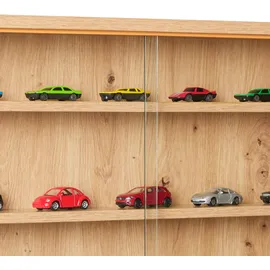Interlink Inter Link Sammlervitrine Gewürzschrank Hängevitrine Wandregal Eiche Artisan Nachbildung