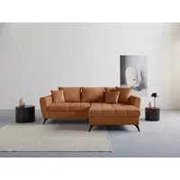 INOSIGN Ecksofa »Lörby L-Form«, auch mit Aqua clean-Bezug, feine Steppung im Sitzbereich, lose Kissen