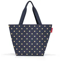 Reisenthel Shopper M metallic dots blue