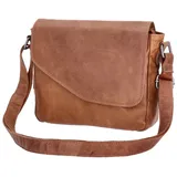 The Skandinavian Brand Damen Leder Umhängetasche Mixed Farbsortierung 38-Cognac