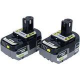RYOBI RB18LL50F12B 2 x 5.0 Ah Akku