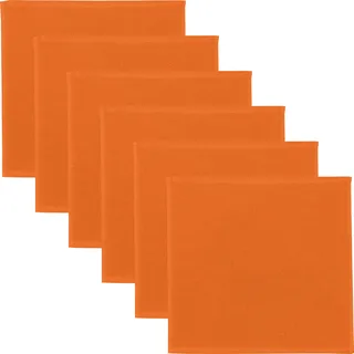 Erwin Müller Spültuch 6er-Pack Baumwolle kürbis Größe 25x25 cm