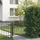 vidaXL Gartentor 100 x 75 cm Schwarz/Metall