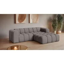 OTTO home Ecksofa OTTO HOME "KALLIE L-Form, 248 cm - OTTO. Verlässliche Qualität.", beige (taupe), B:248cm H:72cm T:186cm, 100% Polyester, Sofas, Ecksofa, Bubble Optik, moderne Steppung, hoher Sitzkomfort