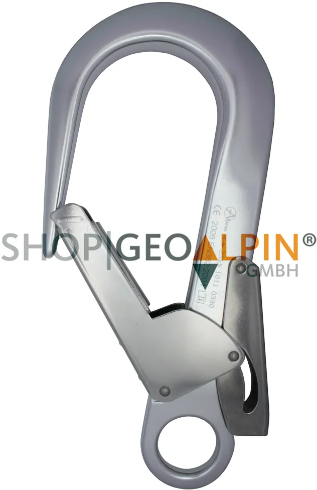 ALIENS - Einhandkarabiner Alu - BIG BLANK SNAP HOOK Silber