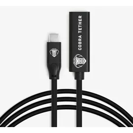 cobratether USB-C auf USB-C 5 m Schwarz