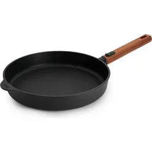 WOLL "ECO Logic QXR" Flach- /Bratpfanne, Ø 28 cm, mit abnehmbarem Holzstiel (-FREE) - Induktionsgeeignet