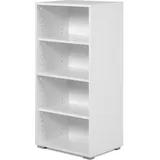 furn.design Regal weiß 46/97 cm 4 Fächer, modern, Fidan