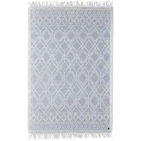 Tom Tailor Colored Macrame Four Handwebteppich 160 x 230 cm blue