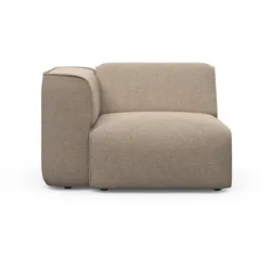 Sessel RAUM.ID "Merid", grau (taupe), B:109cm H:70cm T:97cm, 100% Polyester, Sessel, als Modul oder separat verwendbar, für individuelle Zusammenstellung
